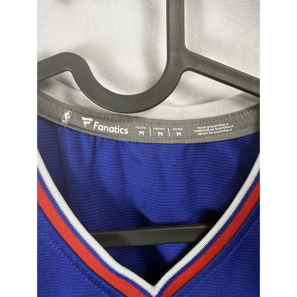 Fanatics Los Angeles Clippers Paul George NBA Basketball Jersey Youth M Blue - Picture 5 of 6